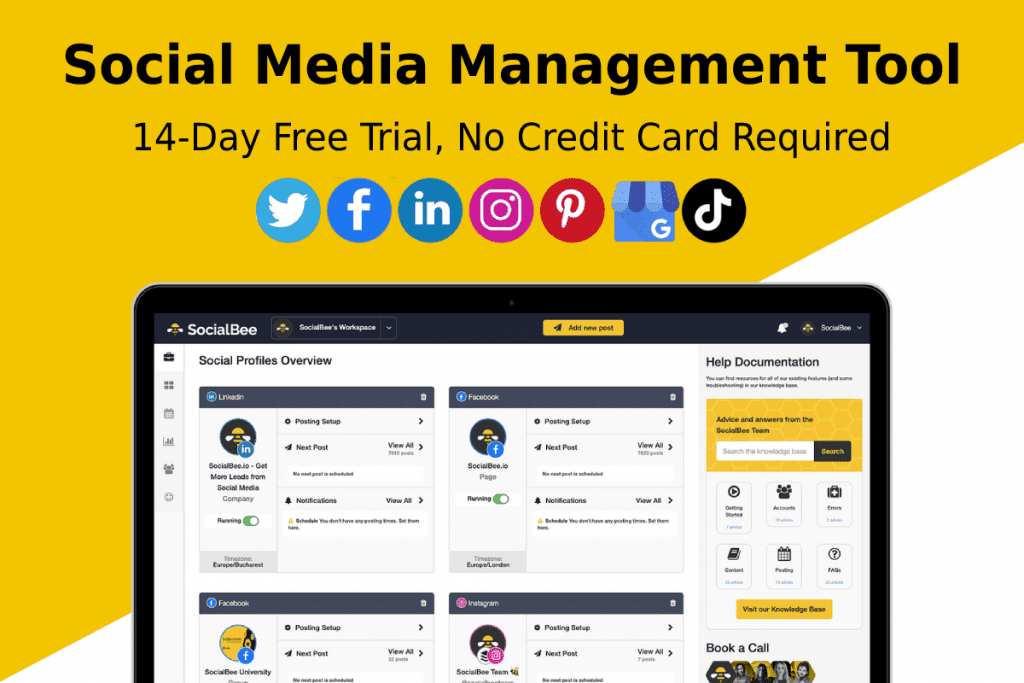 the Picture Shows One of the Social Media Management Tools Namely Socialbee