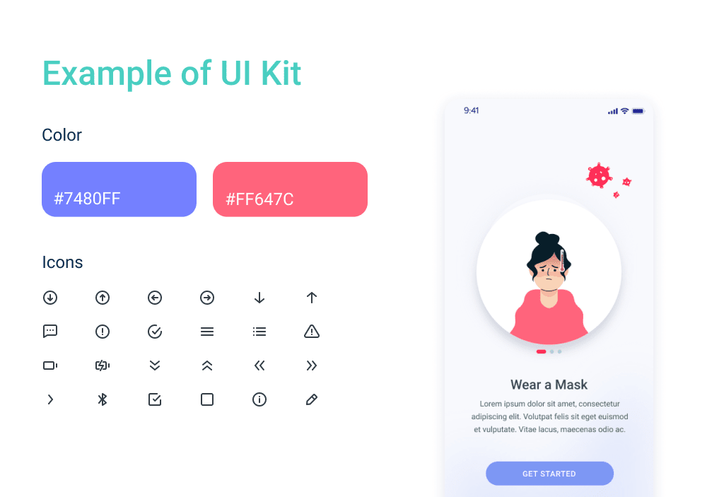 the Ui Kit Makes Prototypes Live and Additionally Define Cost of Designing a Mobile App in a Final Look