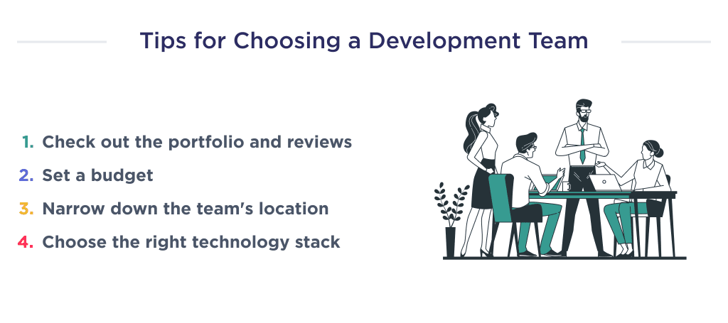 This Picture Shows Tips to Help in Choosing a Development Team for Your Corporate Website