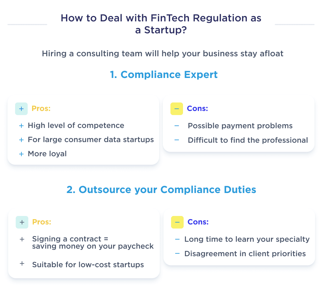 This Picture Describes the Pros and Cons of Two Types of Hiring a Compliance Team That Can Help Your Business Stay Strong 