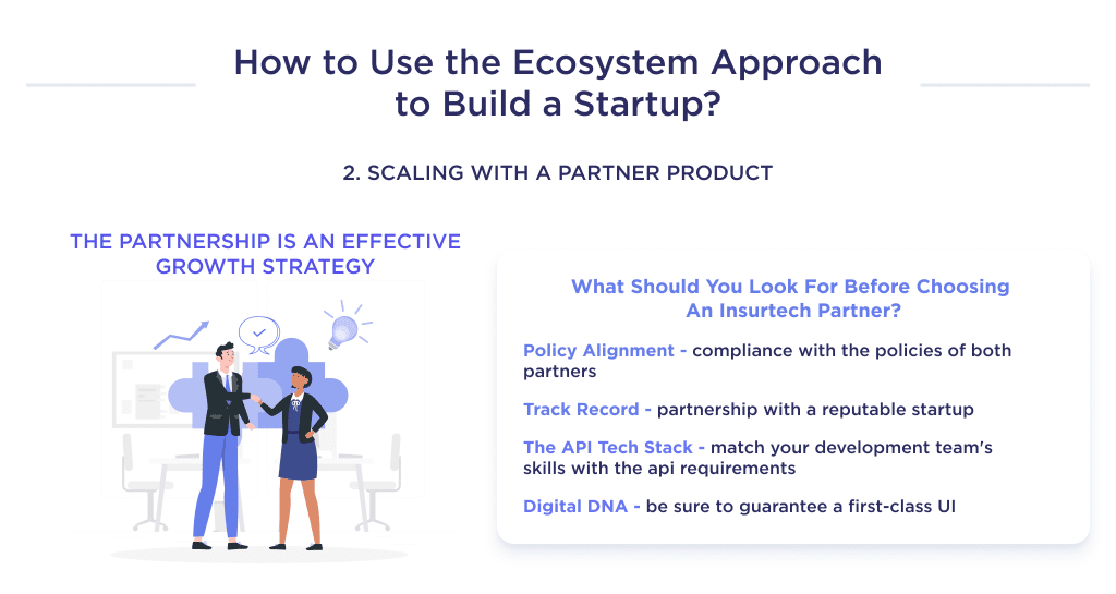 the Illustration Shows Key Ways to Scale the Insurance Ecosystem Through Partner Resources