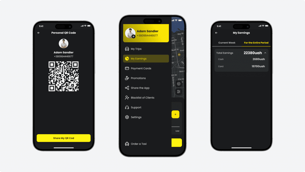 Taxi Booking App Design