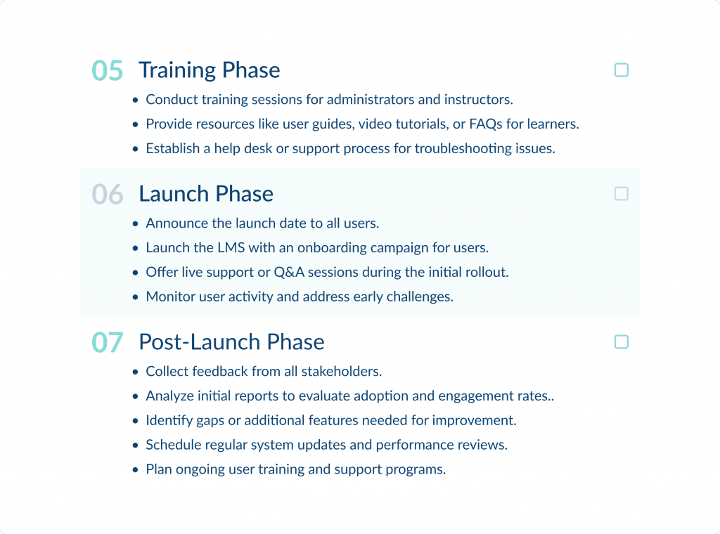 2   Lms Implementation Checklist