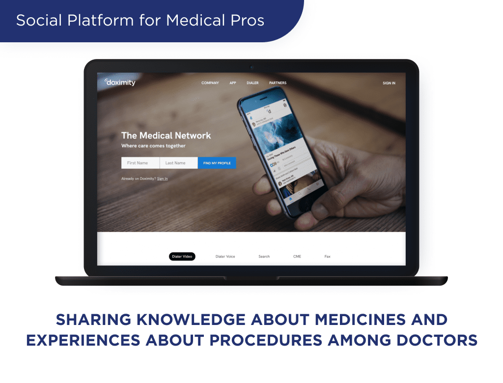 Picture 4 7 | Spdload the Illustration Shows Social Platform for Medical Pros