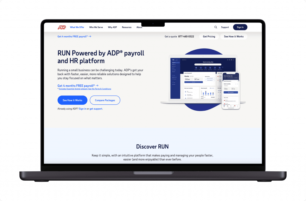Mockup Run Powered by Adp | Spdload the Best Hr Software Solutions for Your Business
