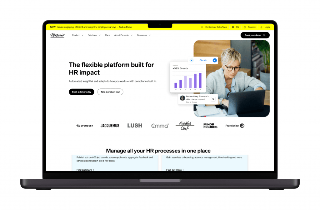 Mockup Personio | Spdload the Best Hr Software Solutions for Your Business