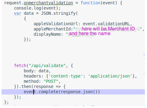 Code for Completing Merchant Validation How to Integrate Apple Pay into Your App 2024