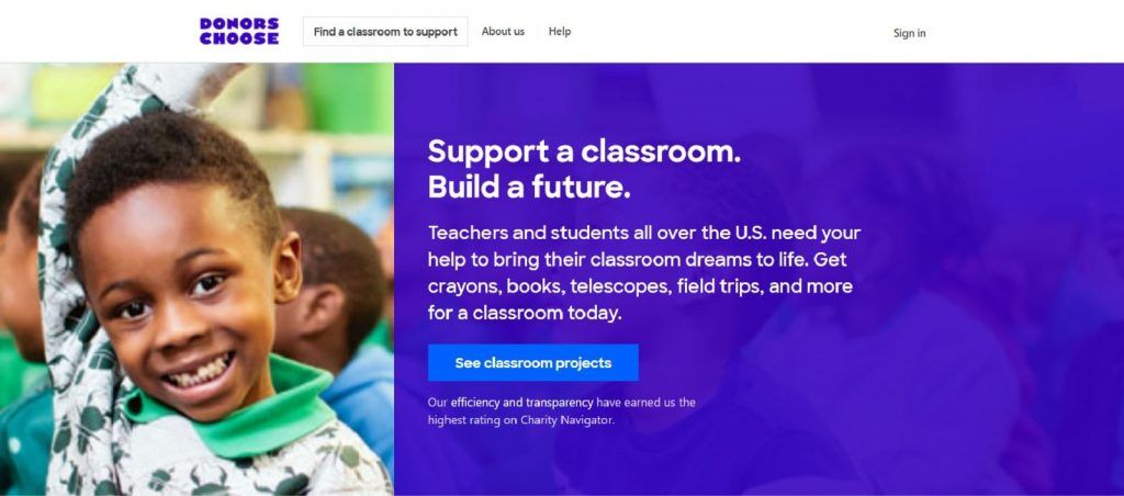 Donorschoose is an Edtech Company Worth Paying Attention to