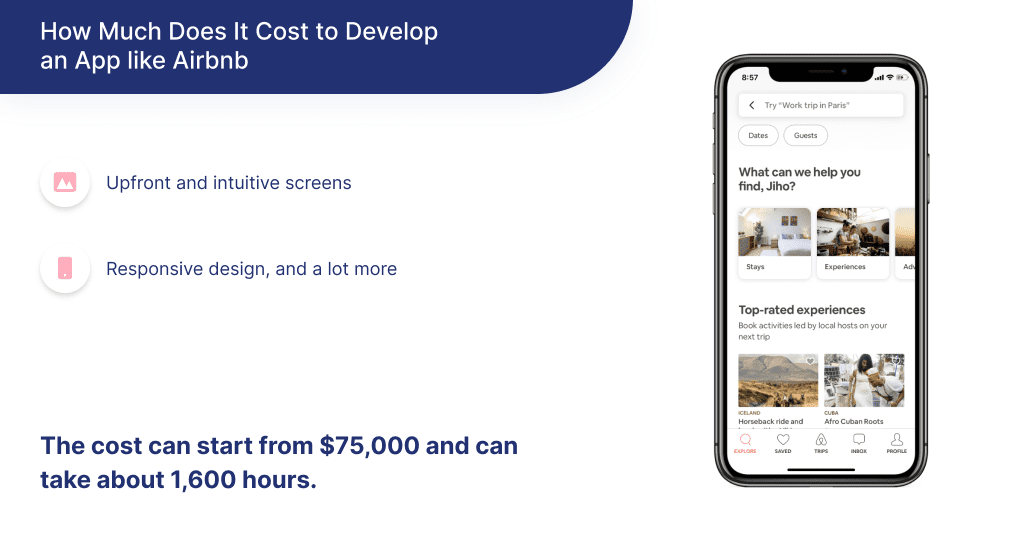 Find out more of how much does it take to make an app like Airbnb.