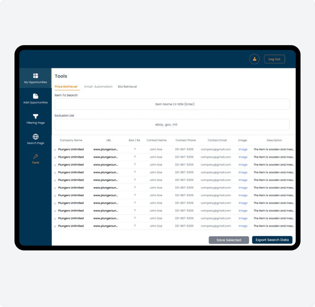 About the Development Project and Client Needs