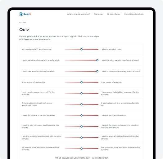 Delivering a User-Friendly and Efficient Dispute Resolution Platform