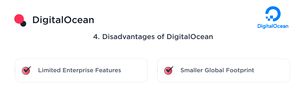 This Picture Shows the Main Disadvantages of Digitalocean Among Competitors Digitalocean Vs Aws Vs Google Cloud in 2025 Which is Best Spdload