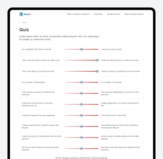 Delivering a User-Friendly and Efficient Dispute Resolution Platform