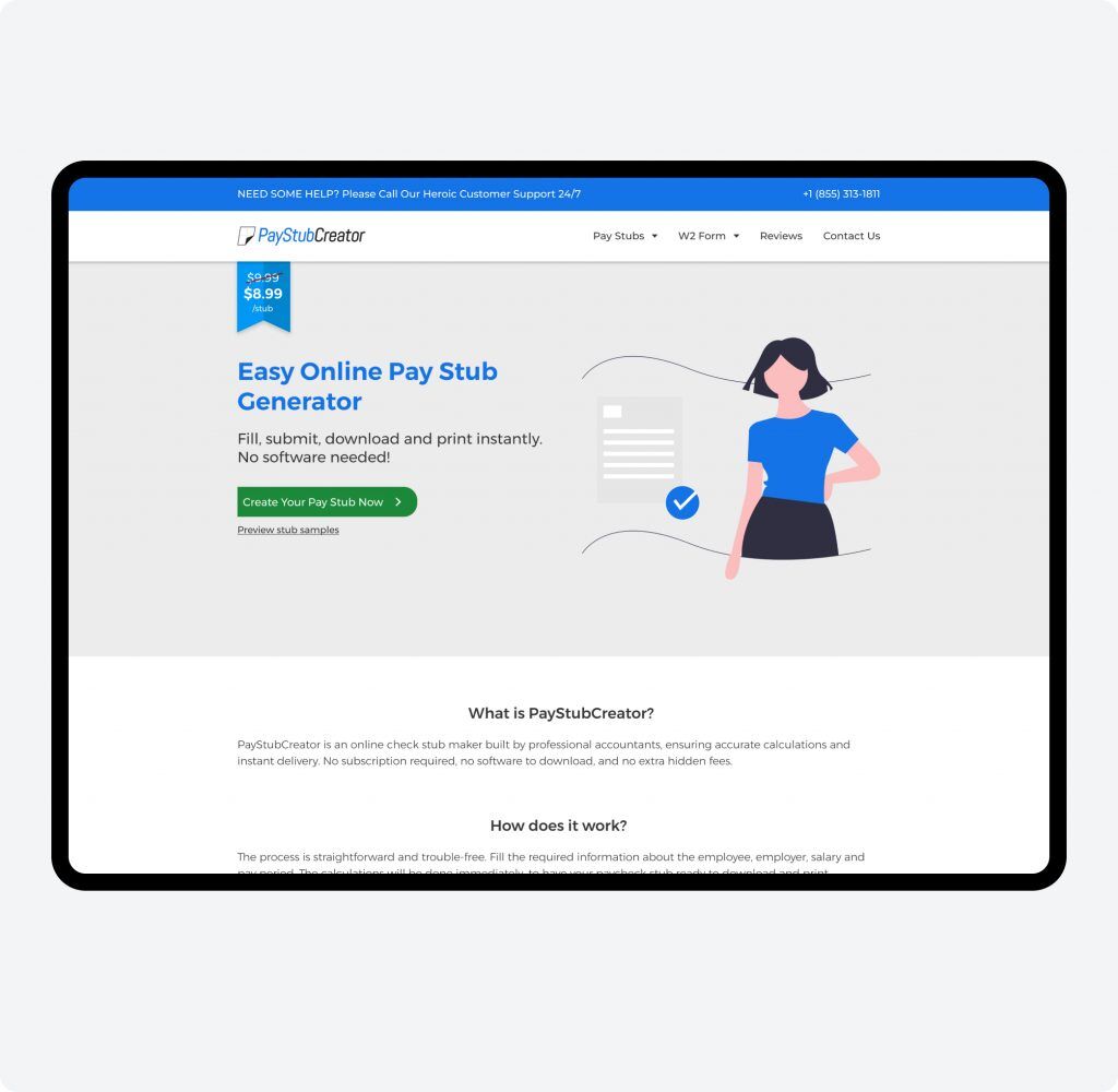 About Pay Stub Generator Project