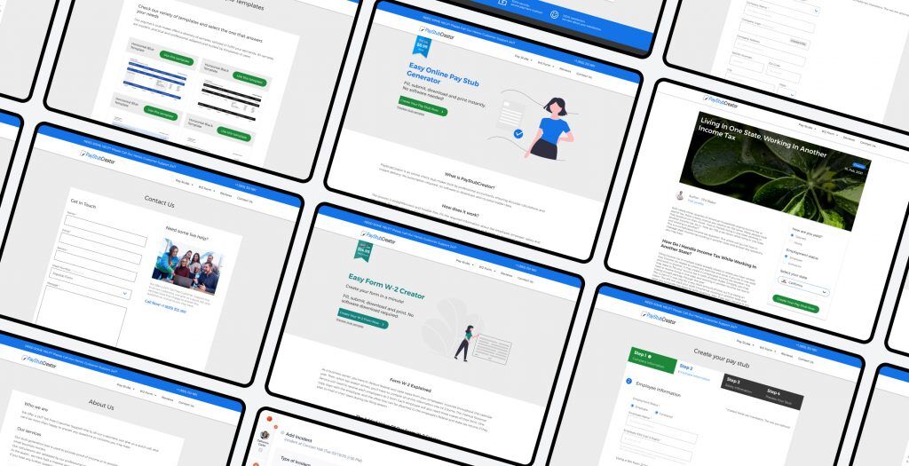 Online Pay Stub Service Development: Collaboration Summary image 2