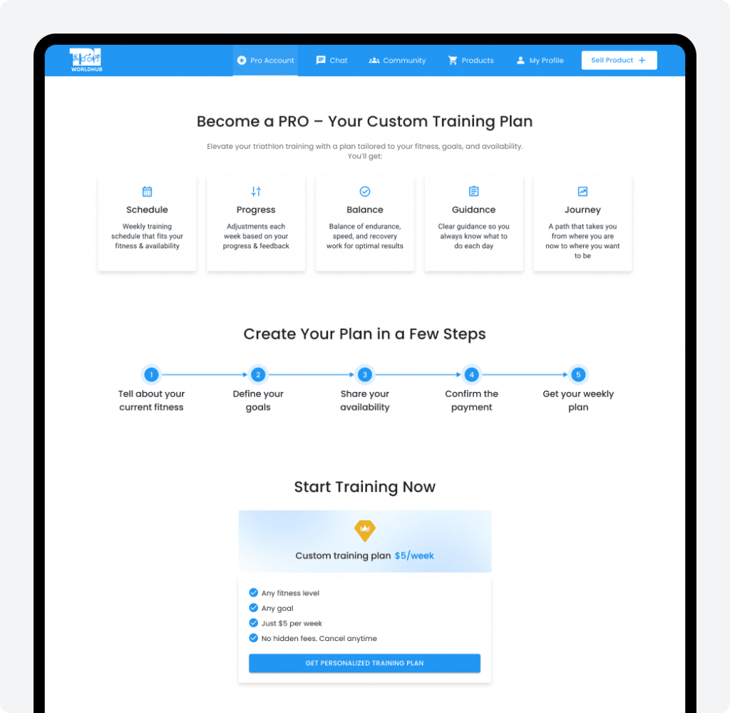 About the TriWorldHub Project: Platform for Athletes and Coaches