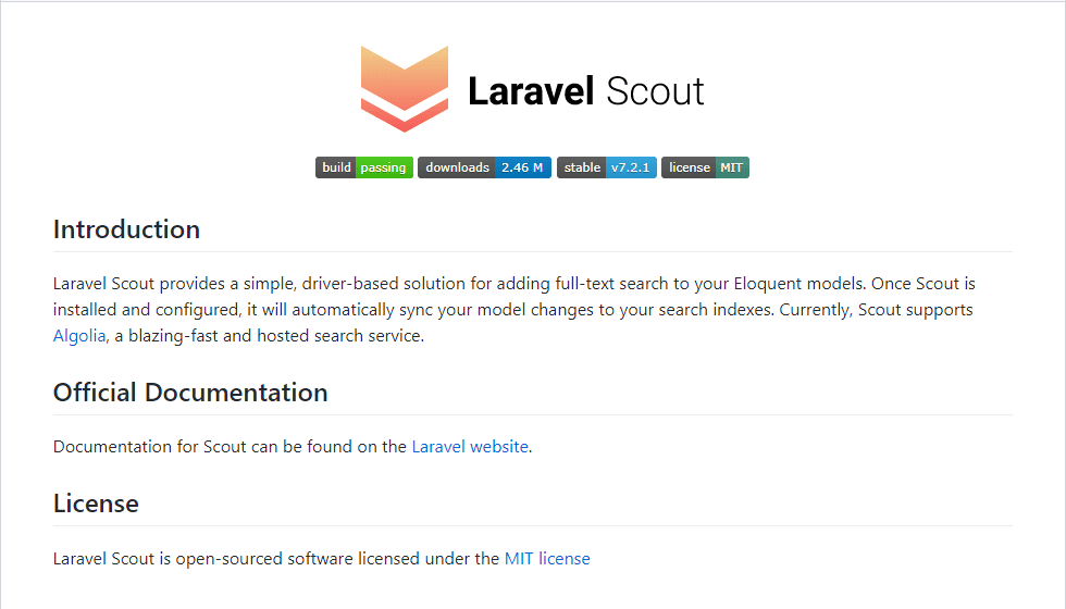 Laravel Scout