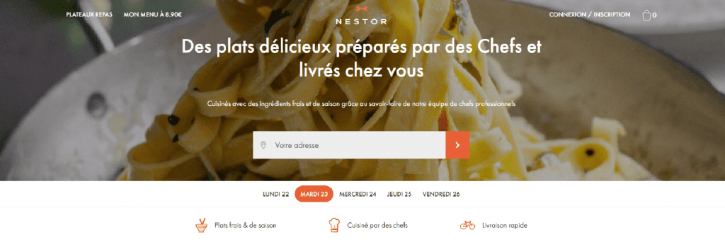 the Picture Shows Nestor a Food Delivery Startup 