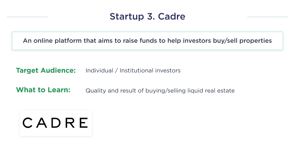 This Picture Describes Cadre is a Real Estate Fintech Startup That You Should Pay Attention To 