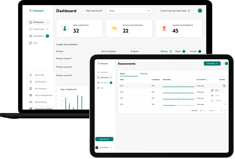 HR Software Development Services for the Evidence-Based Hiring System