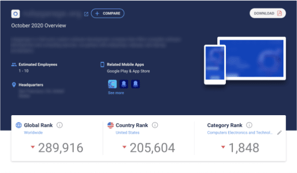 SimilarWeb analytics 1