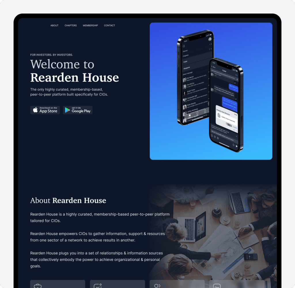 About The Client: Private Networking App for CIOs